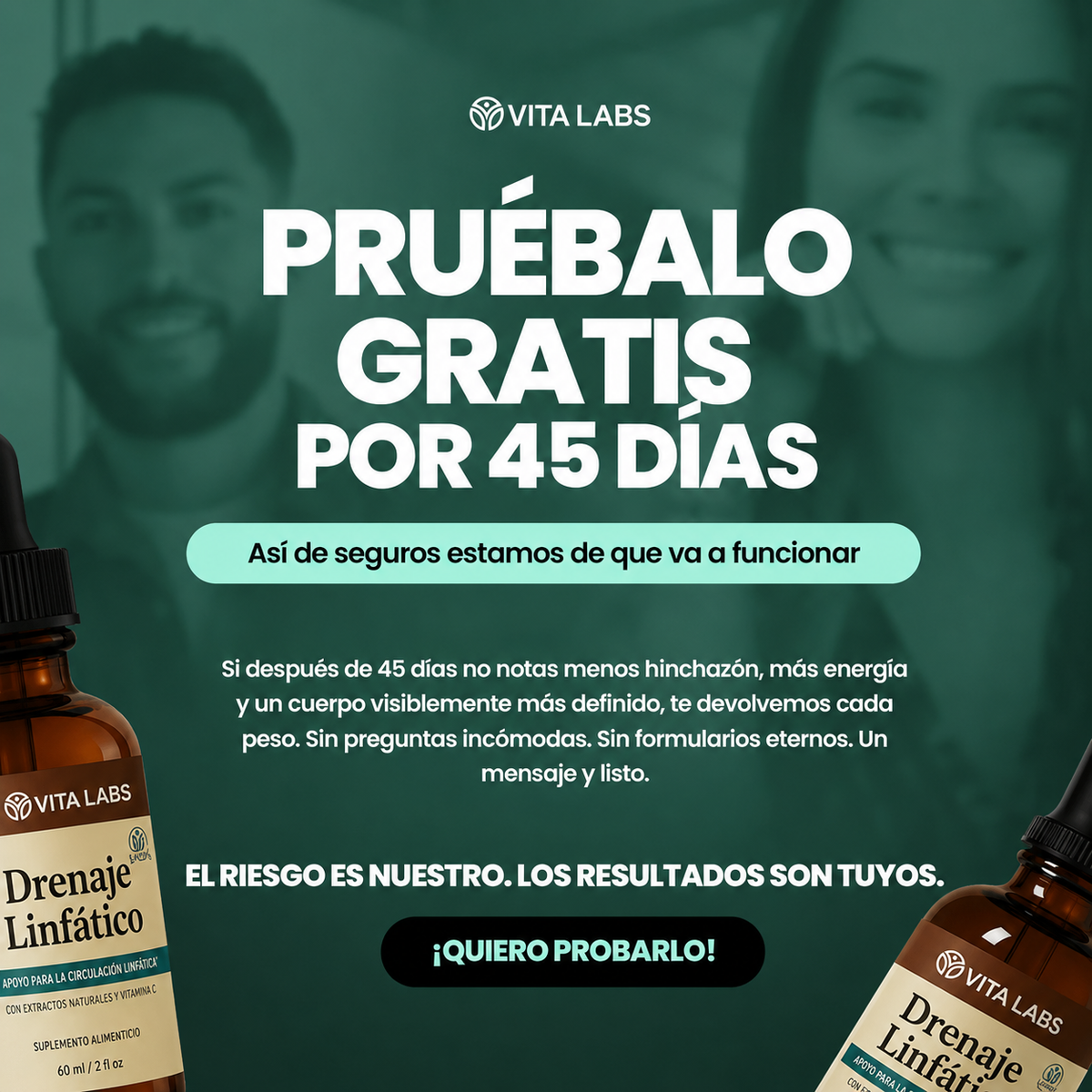 Drenaje Linfático Vita Labs | Apoyo Linfático Natural en Gotas 🌿